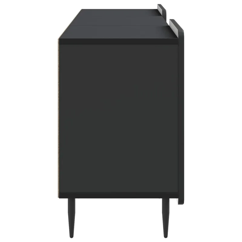 Televizoriaus spintelė Juoda 150 x 31 x 52 cm Apdirbta mediena