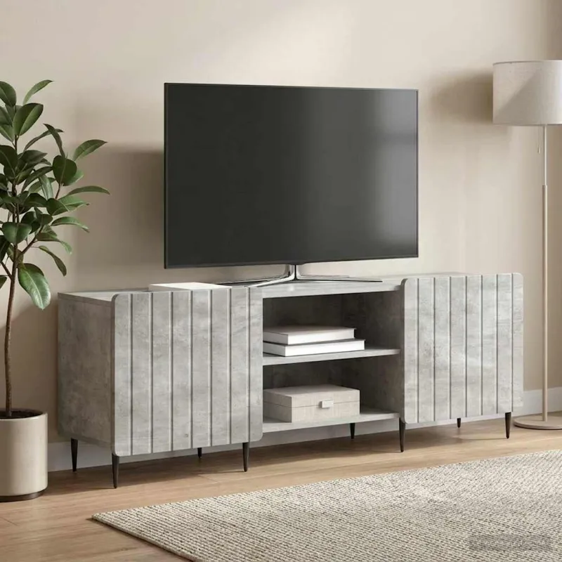 Televizoriaus spintelė Betono pilka 150 x 31 x 52 cm