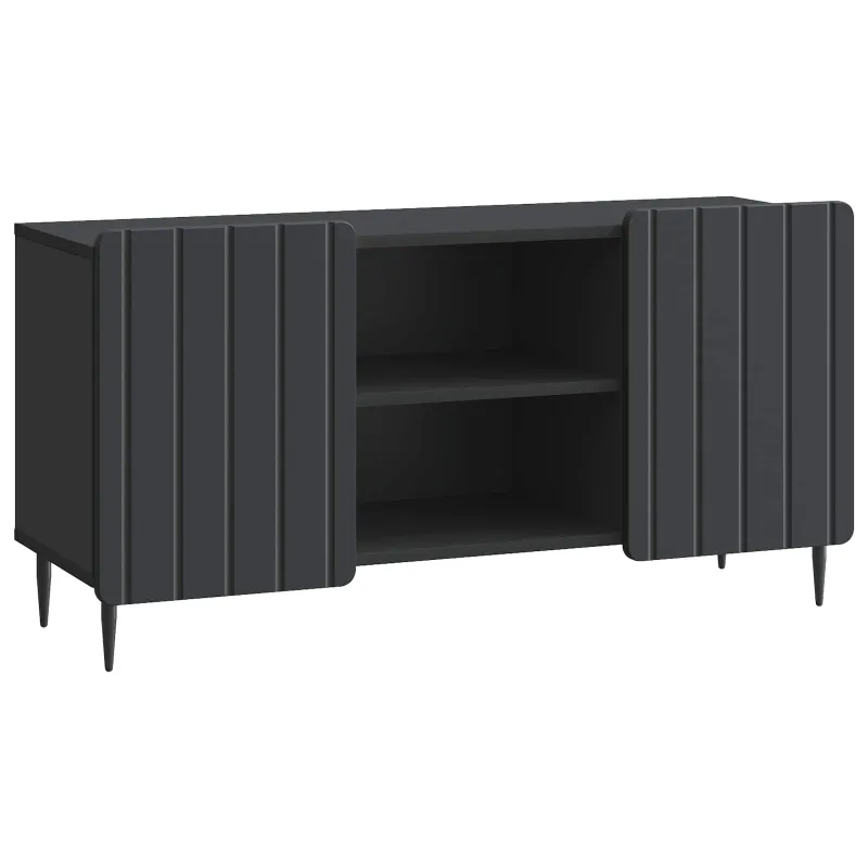 Televizoriaus spintelė Juoda 102 x 34,5 x 52 cm