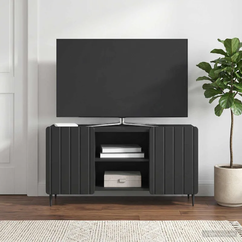 Televizoriaus spintelė Juoda 102 x 34,5 x 52 cm