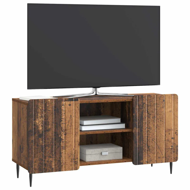 Televizoriaus spintelė Sendintos medienos 102 x 34,5 x 52 cm