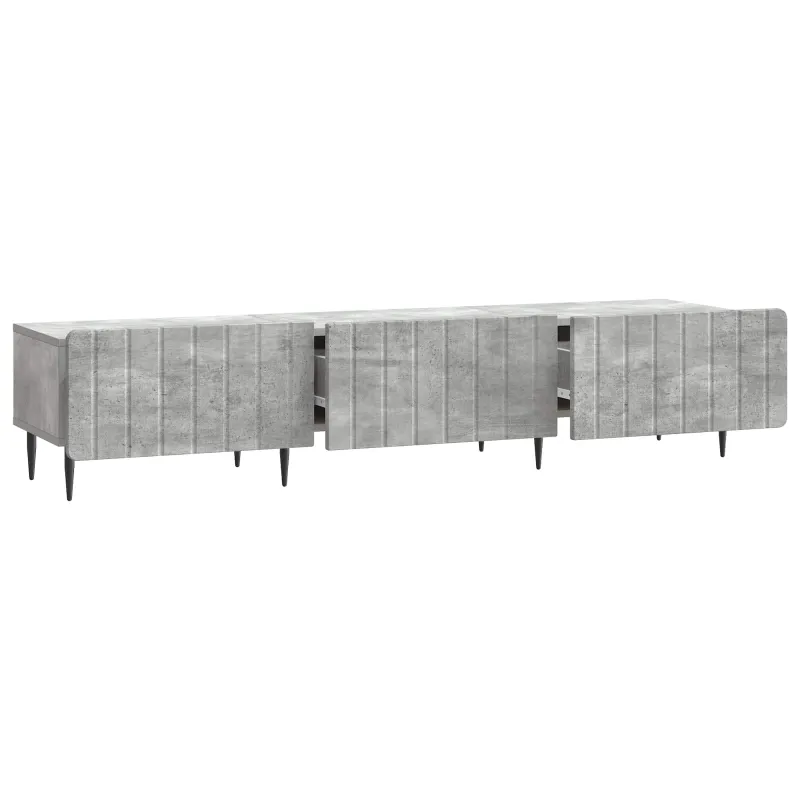 Televizoriaus spintelė Betono pilka 147 x 34,5 x 32 cm