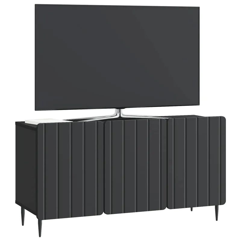 Televizoriaus spintelė Juoda 99 x 34,5 x 52 cm Apdirbta mediena