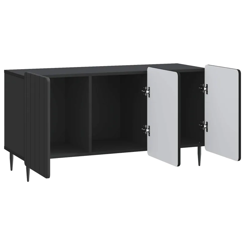 Televizoriaus spintelė Juoda 99 x 34,5 x 52 cm Apdirbta mediena