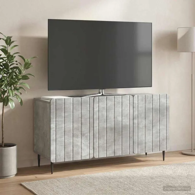 Televizoriaus spintelė Betono pilka 99 x 34,5 x 52 cm