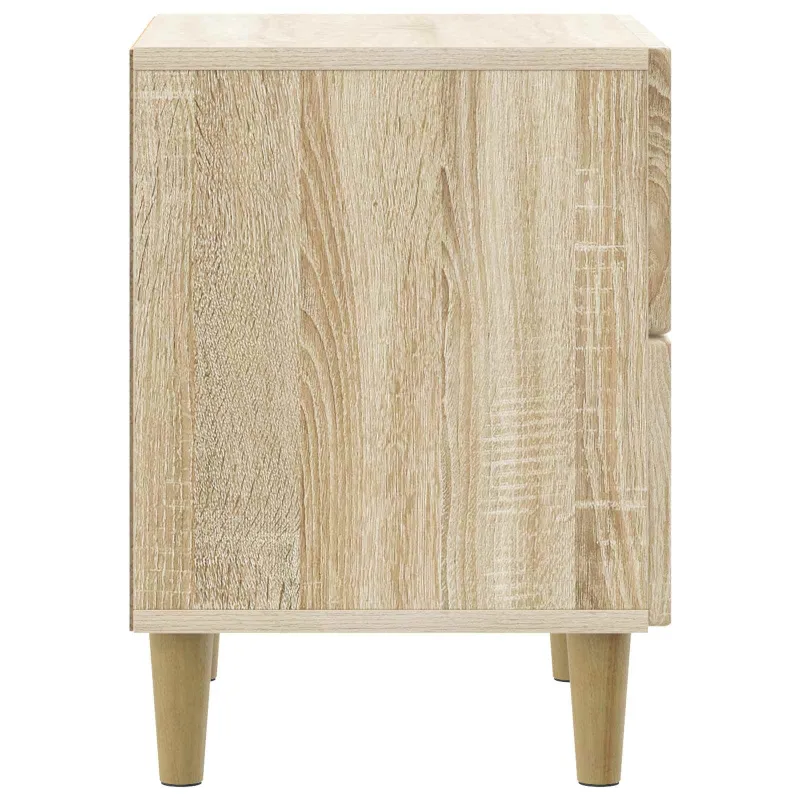 Šalia lovos spintelė 2 pcs Sonoma ąžuolas 43 x 34,5 x 48 cm
