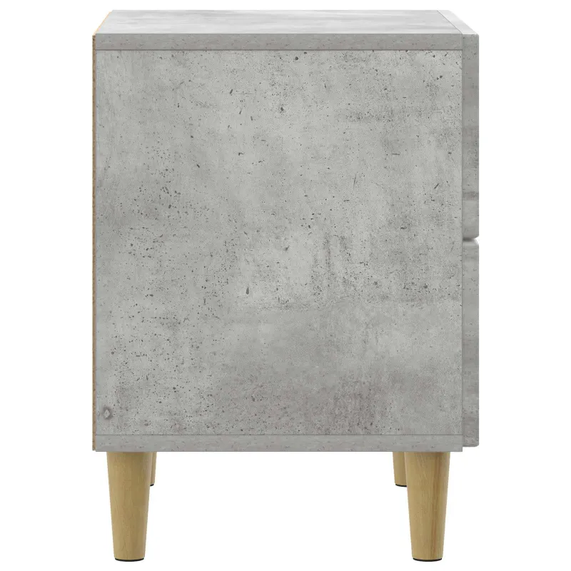 Šalia lovos spintelė 2 pcs Betono pilka 43 x 34,5 x 48 cm