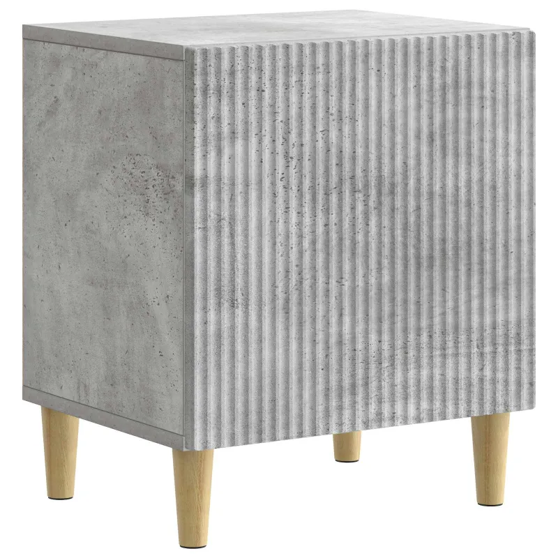 Šalia lovos spintelė 2 pcs Betono pilka 43 x 34,5 x 50 cm