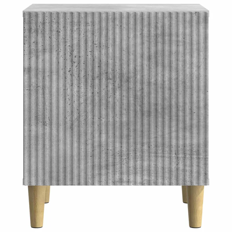 Šalia lovos spintelė 2 pcs Betono pilka 43 x 34,5 x 50 cm