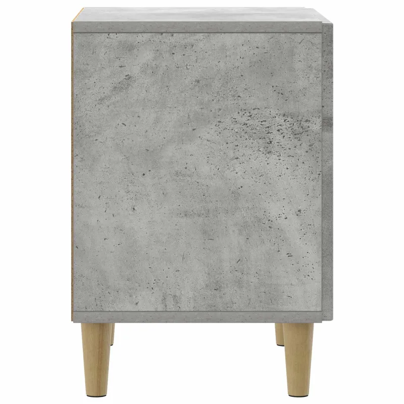 Šalia lovos spintelė 2 pcs Betono pilka 43 x 34,5 x 50 cm
