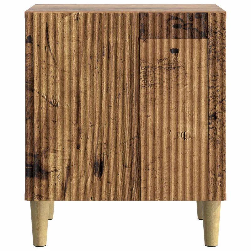 Šalia lovos spintelė 2 pcs Sendintos medienos 43 x 34,5 x 50 cm