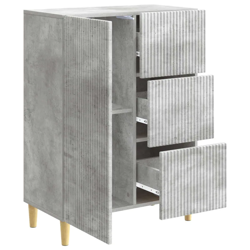 Kabalas Betono pilka 66 x 34,5 x 90 cm Apdirbta mediena
