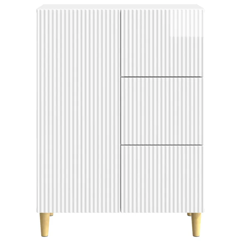 Kabalas Itin blizgi balta 66 x 34,5 x 90 cm Apdirbta mediena