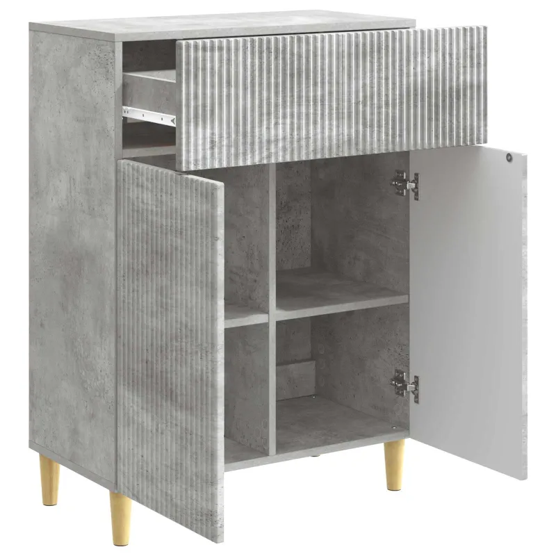 Kabalas Betono pilka 66 x 34,5 x 90 cm Apdirbta mediena