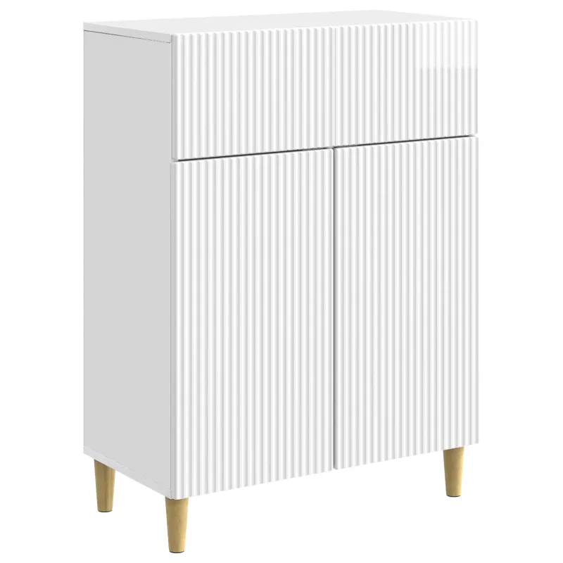 Kabalas Itin blizgi balta 66 x 34,5 x 90 cm Apdirbta mediena