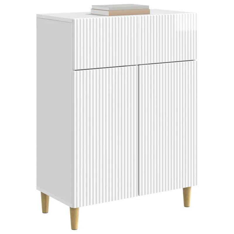 Kabalas Itin blizgi balta 66 x 34,5 x 90 cm Apdirbta mediena