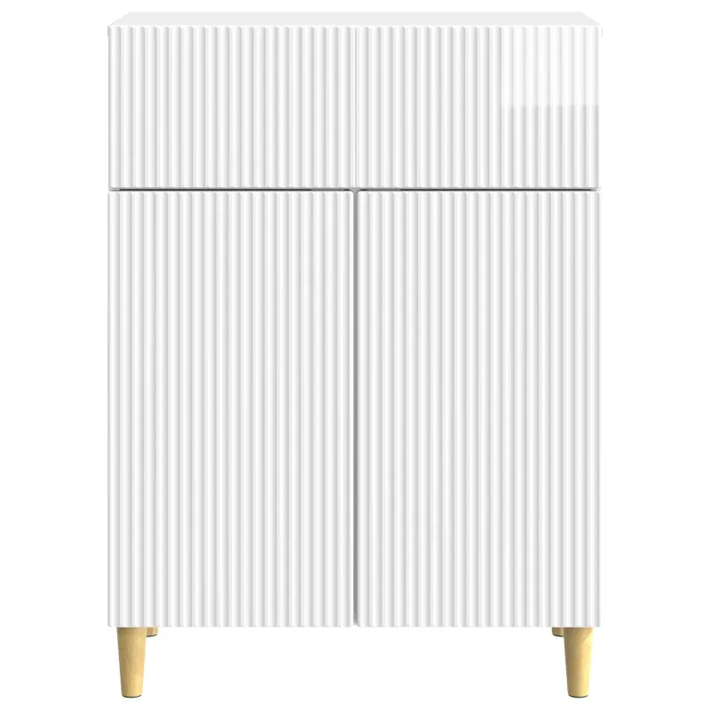 Kabalas Itin blizgi balta 66 x 34,5 x 90 cm Apdirbta mediena
