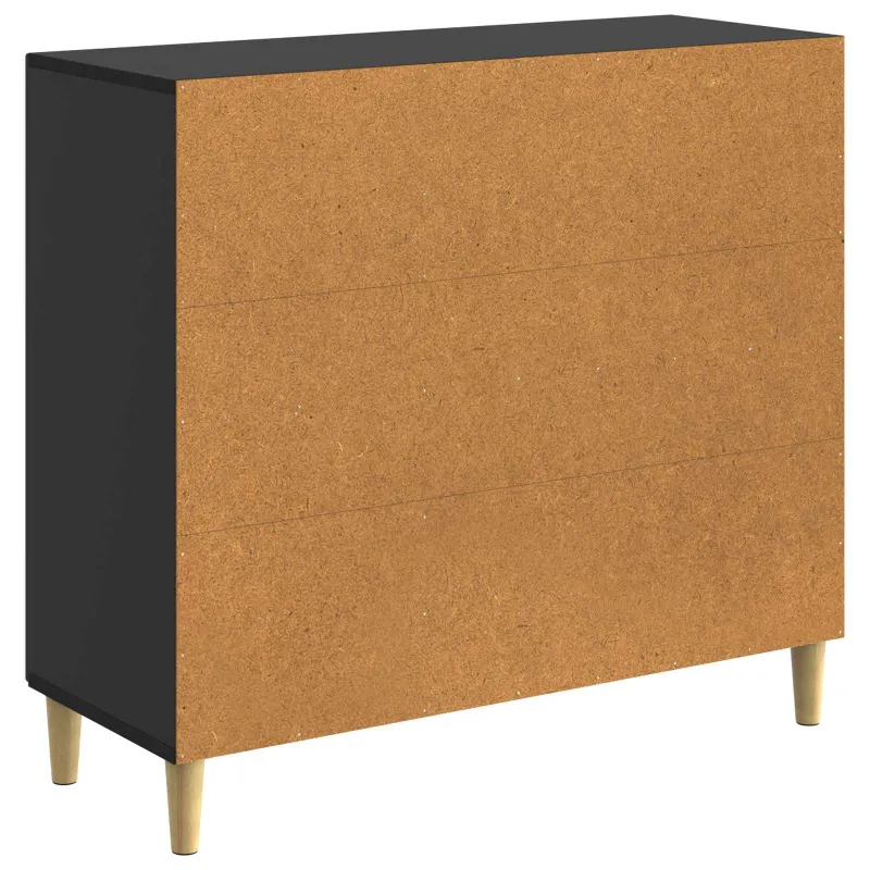Kabalas Juoda 89 x 34,5 x 80 cm Apdirbta mediena