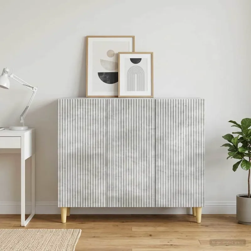 Kabalas Betono pilka 89 x 34,5 x 80 cm Apdirbta mediena