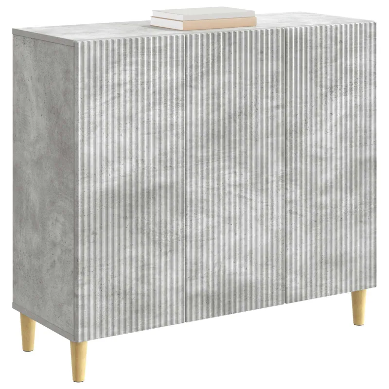 Kabalas Betono pilka 89 x 34,5 x 80 cm Apdirbta mediena