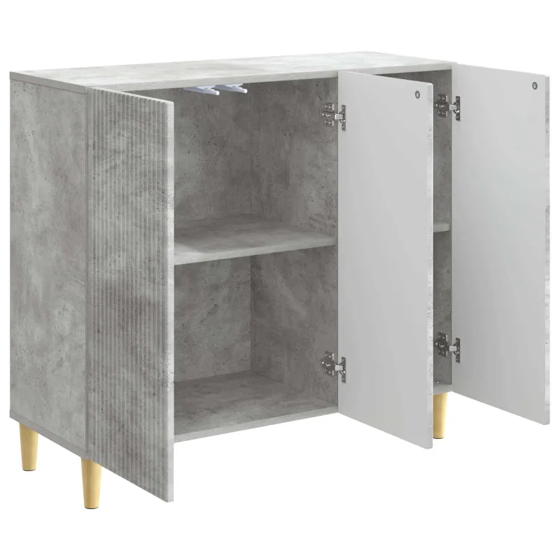 Kabalas Betono pilka 89 x 34,5 x 80 cm Apdirbta mediena