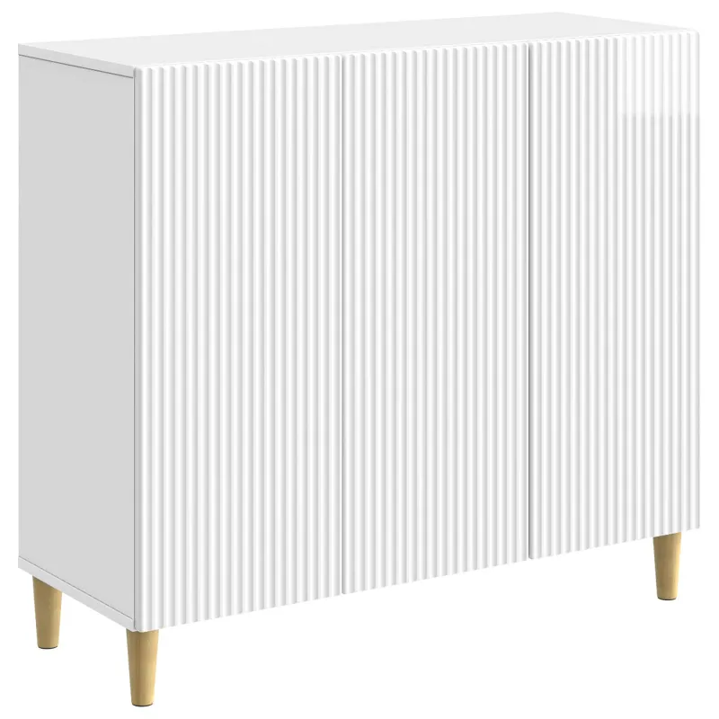 Kabalas Itin blizgi balta 89 x 34,5 x 80 cm Apdirbta mediena