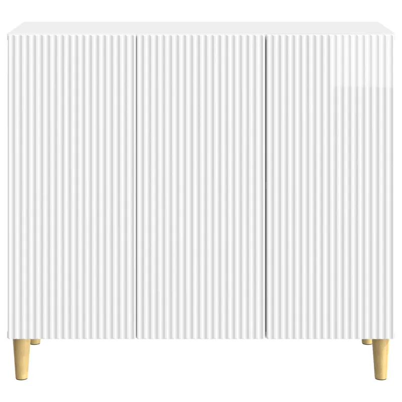 Kabalas Itin blizgi balta 89 x 34,5 x 80 cm Apdirbta mediena