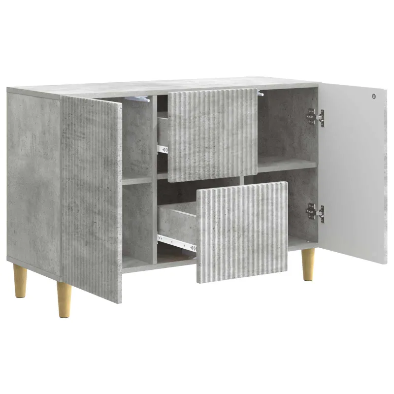 Kabalas Betono pilka 89 x 34,5 x 60 cm Apdirbta mediena