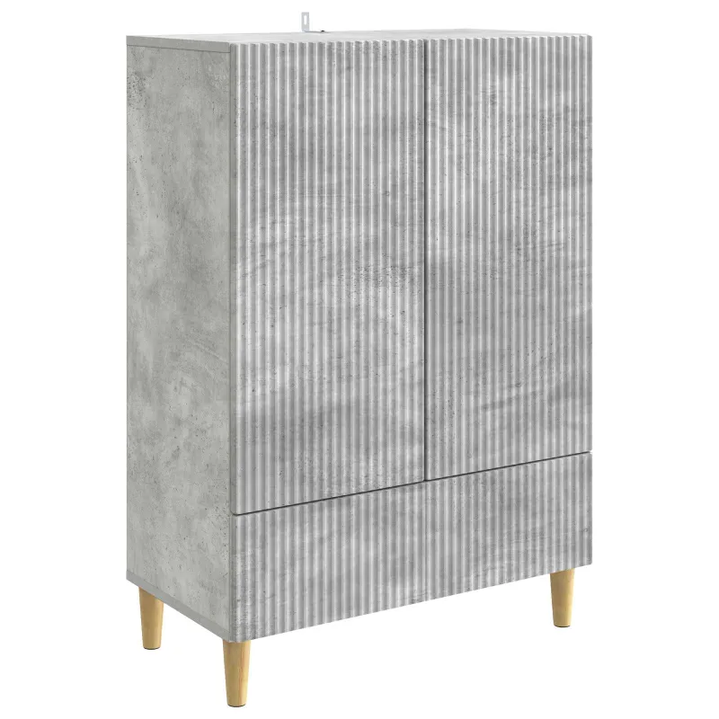Kabalas Betono pilka 66 x 34,5 x 95 cm Apdirbta mediena