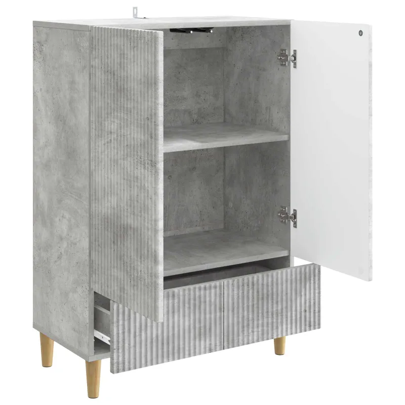 Kabalas Betono pilka 66 x 34,5 x 95 cm Apdirbta mediena