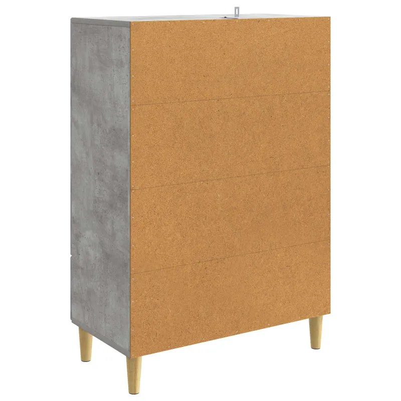 Kabalas Betono pilka 66 x 34,5 x 95 cm Apdirbta mediena