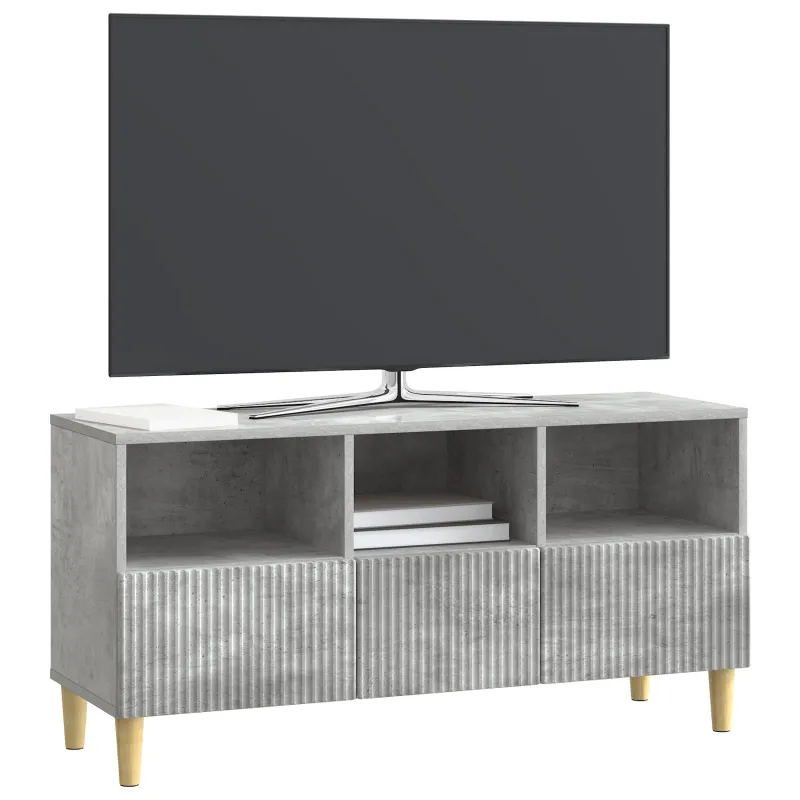 Televizoriaus spintelė Betono pilka 102 x 34,5 x 50 cm