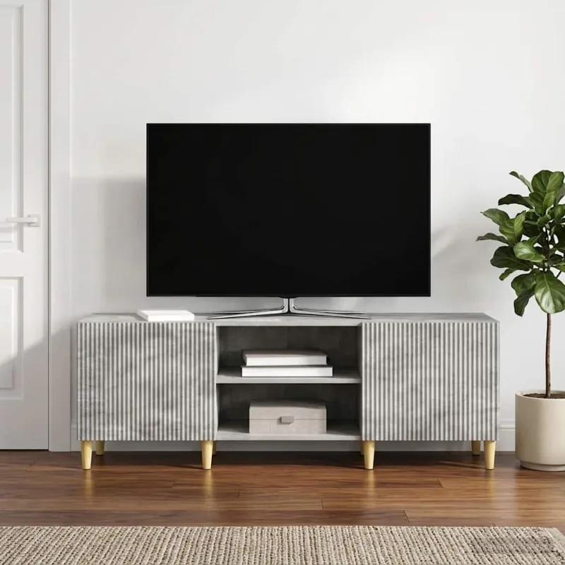 Televizoriaus spintelė Betono pilka 150 x 31 x 50 cm