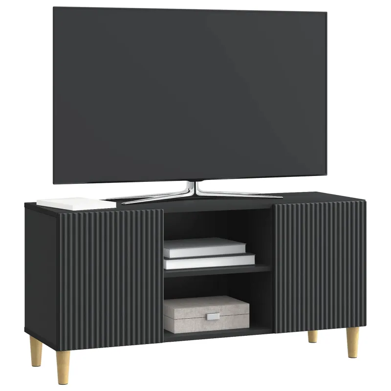 Televizoriaus spintelė Juoda 102 x 34,5 x 50 cm