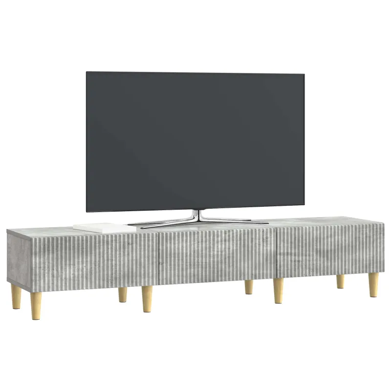 Televizoriaus spintelė Betono pilka 147 x 34,5 x 30 cm