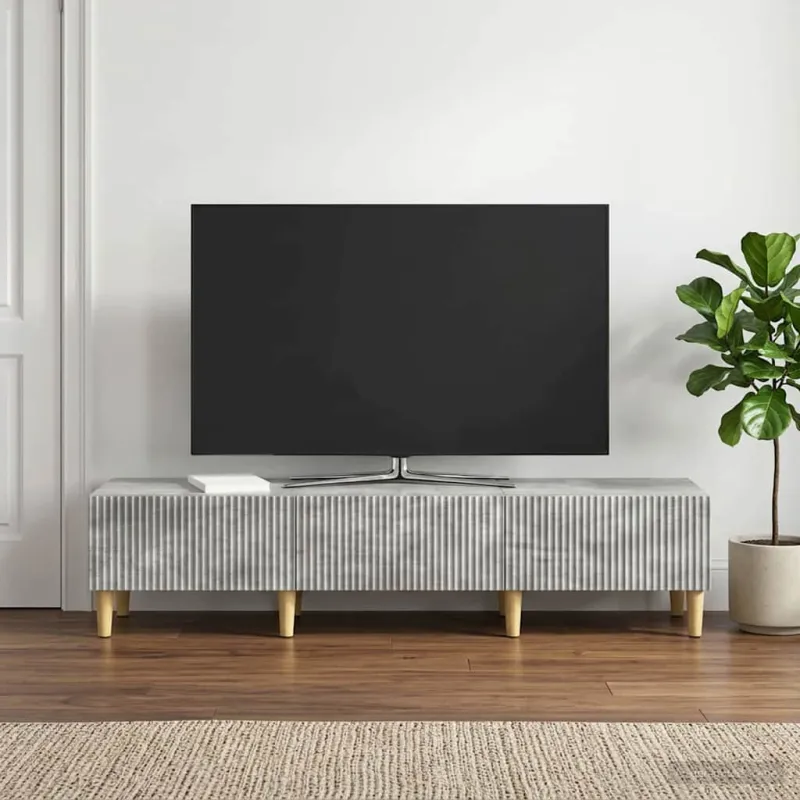 Televizoriaus spintelė Betono pilka 147 x 34,5 x 30 cm