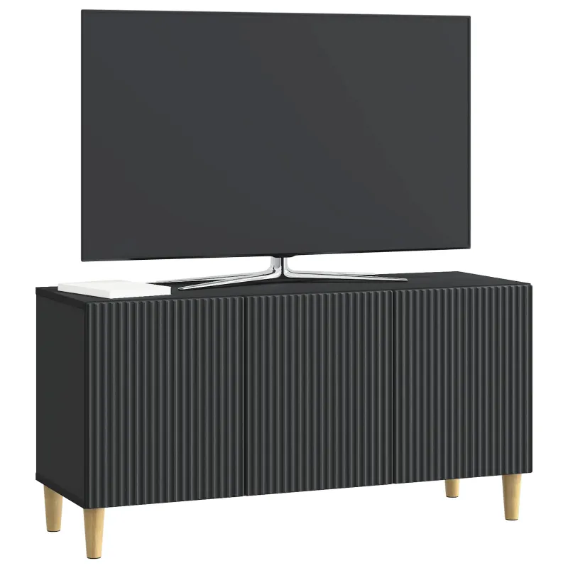Televizoriaus spintelė Juoda 99 x 34,5 x 50 cm Apdirbta mediena