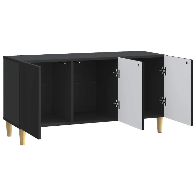 Televizoriaus spintelė Juoda 99 x 34,5 x 50 cm Apdirbta mediena