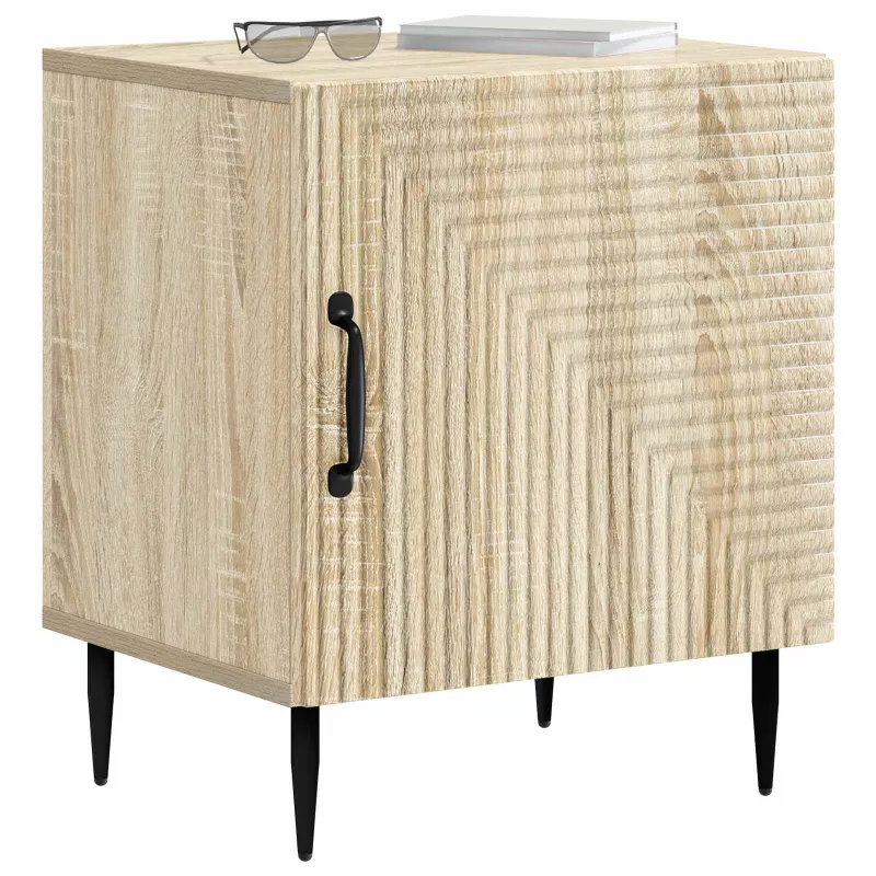 Šalia lovos spintelė 2 pcs Sonoma ąžuolas 43 x 34,5 x 50 cm