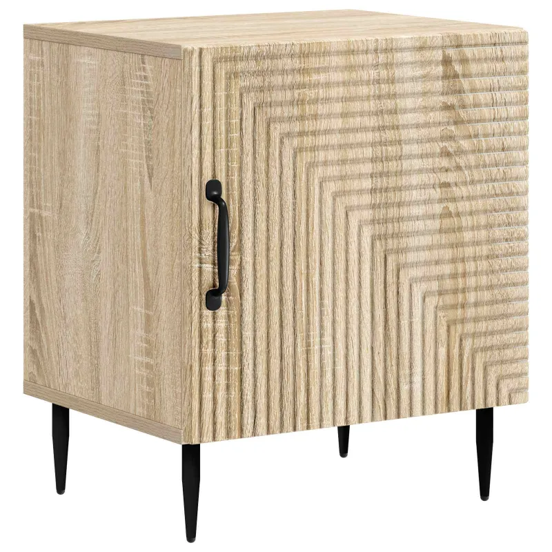 Šalia lovos spintelė 2 pcs Sonoma ąžuolas 43 x 34,5 x 50 cm