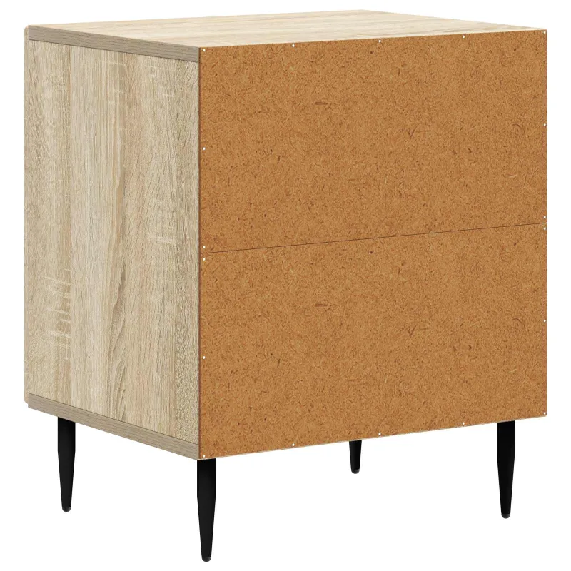 Šalia lovos spintelė 2 pcs Sonoma ąžuolas 43 x 34,5 x 50 cm
