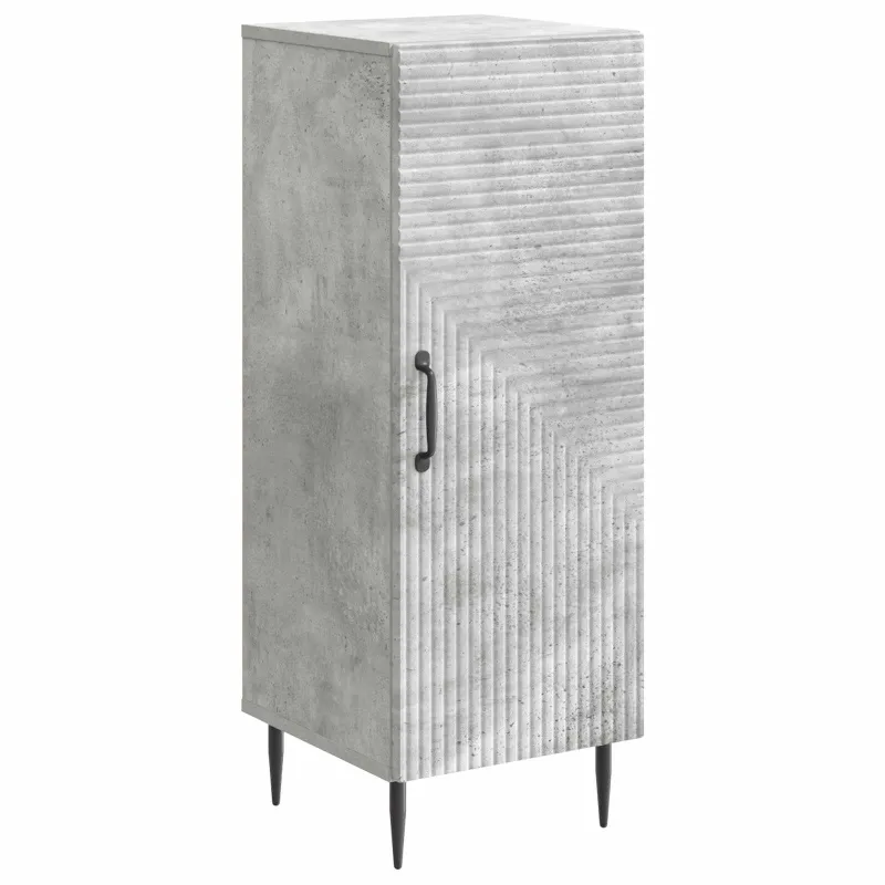Kabalas Betono pilka 33 x 34,5 x 89,5 cm Apdirbta mediena