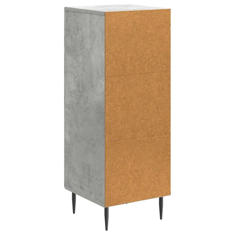 Kabalas Betono pilka 33 x 34,5 x 89,5 cm Apdirbta mediena