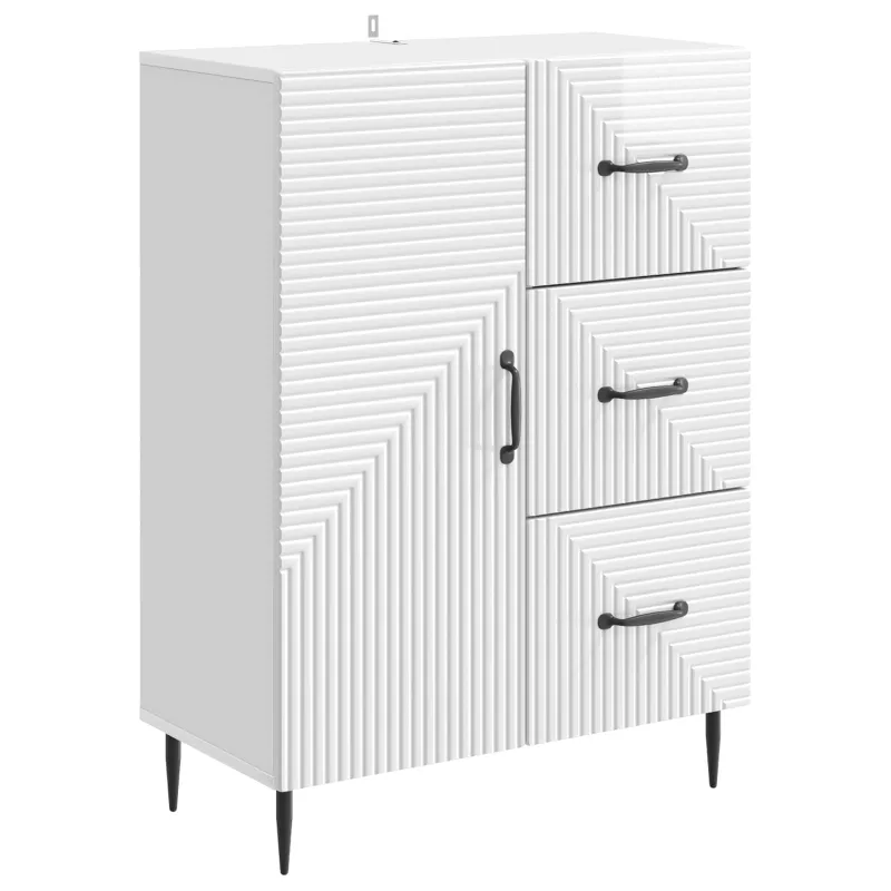 Kabalas Itin blizgi balta 66 x 34,5 x 89,5 cm Apdirbta mediena