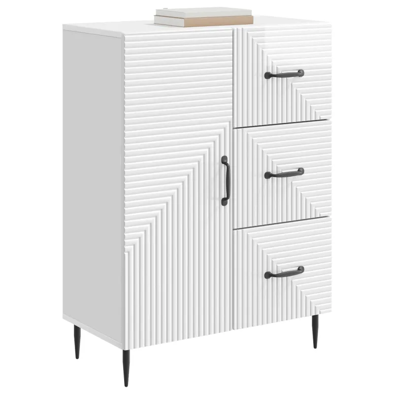 Kabalas Itin blizgi balta 66 x 34,5 x 89,5 cm Apdirbta mediena