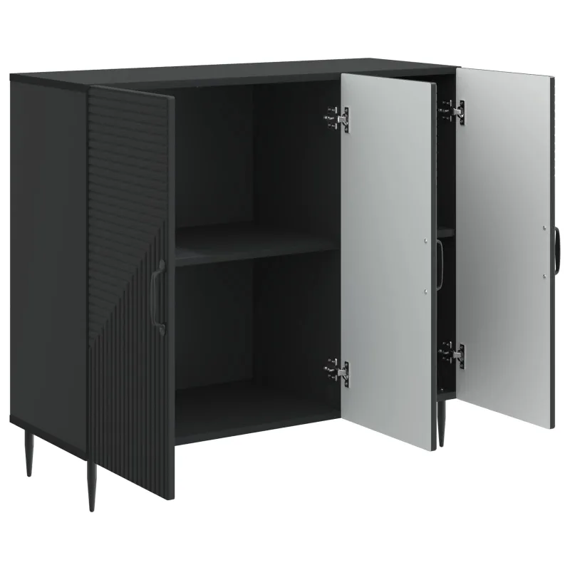 Kabalas Juoda 89 x 34,5 x 80 cm Apdirbta mediena