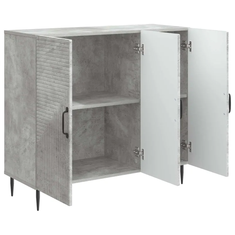 Kabalas Betono pilka 89 x 34,5 x 80 cm Apdirbta mediena