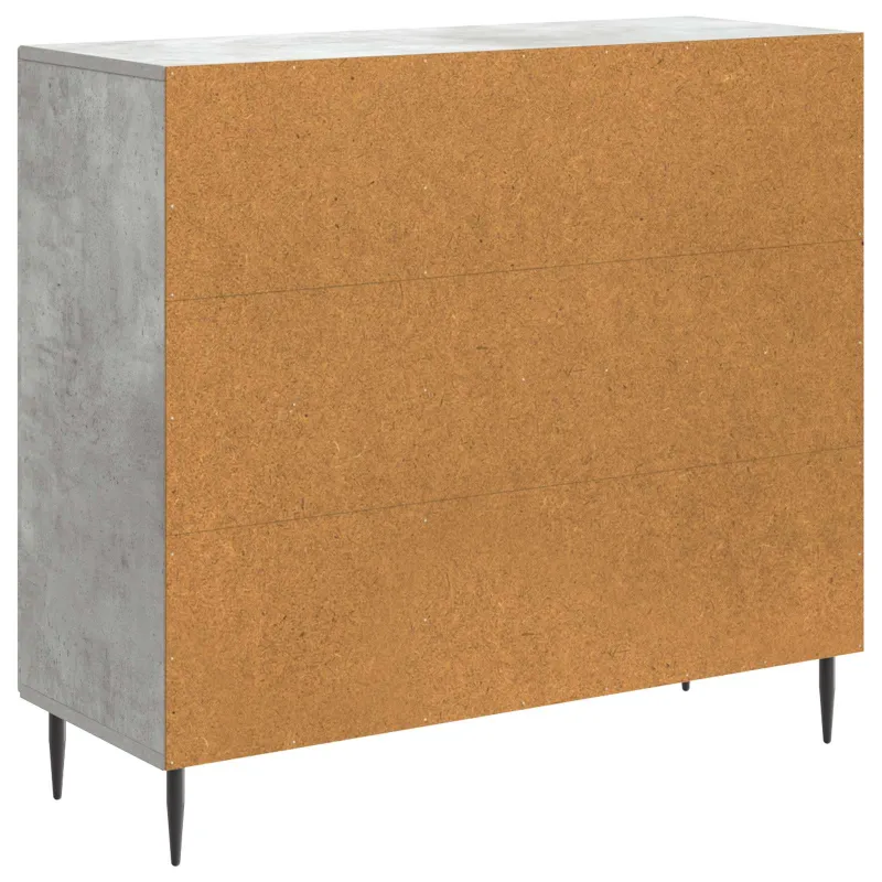 Kabalas Betono pilka 89 x 34,5 x 80 cm Apdirbta mediena