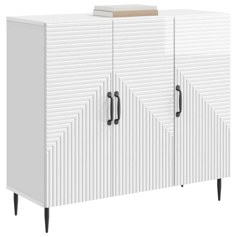 Kabalas Itin blizgi balta 89 x 34,5 x 80 cm Apdirbta mediena