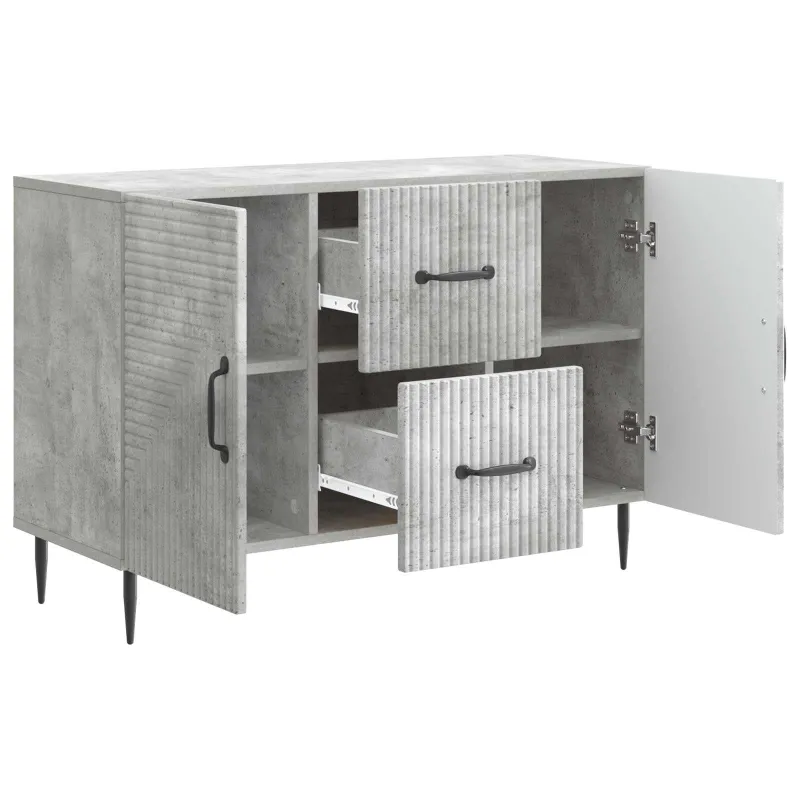 Kabalas Betono pilka 89 x 34,5 x 60 cm Apdirbta mediena
